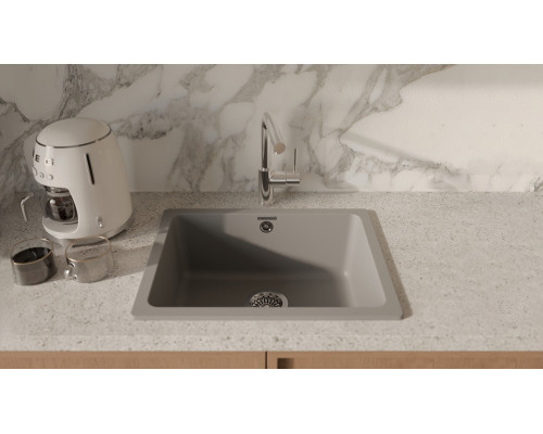Кухонная мойка Rivelato BERKANA 50 — Серый 803