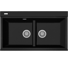 Кухонная мойка Rivelato FONDE 8638-2 — Черный 502