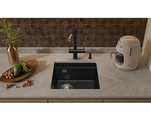 Кухонная мойка Rivelato LINO 454-L — Антрацит 501