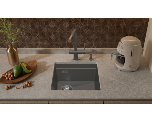 Кухонная мойка Rivelato LINO 454-L — Серый 803