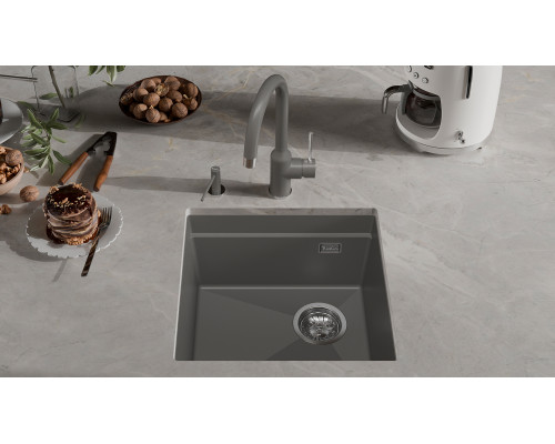 Кухонная мойка Rivelato LINO 454-R — Серый 803