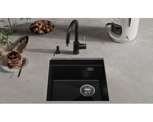 Кухонная мойка Rivelato LINO 454-R — Черный 502