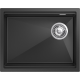 Кухонная мойка Rivelato LINO 554-R — Антрацит 501
