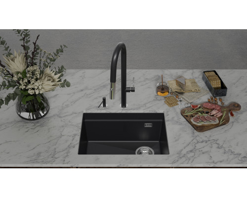 Кухонная мойка Rivelato LINO 554-R — Антрацит 501