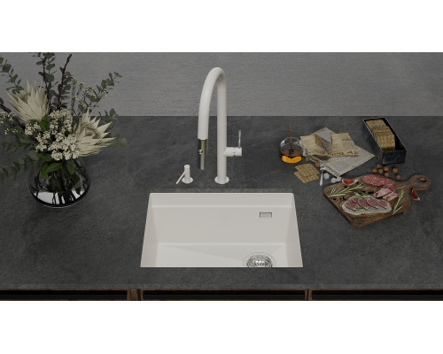 Кухонная мойка Rivelato LINO 554-R — Белый 101
