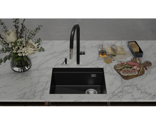 Кухонная мойка Rivelato LINO 554-R — Черный 502