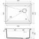 Кухонная мойка Rivelato LINO 554-R — Черный 502