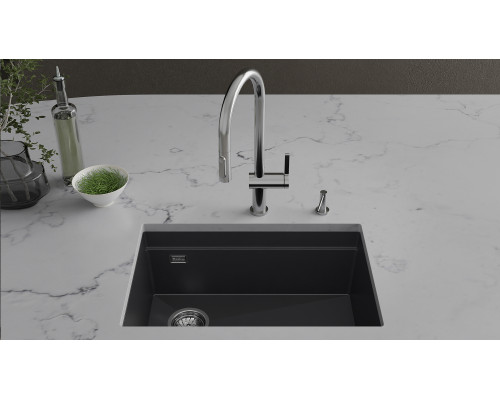 Кухонная мойка Rivelato LINO 654-L — Антрацит 501