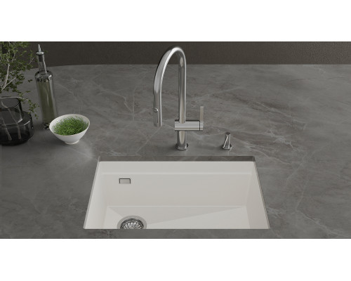 Кухонная мойка Rivelato LINO 654-L — Белый 101