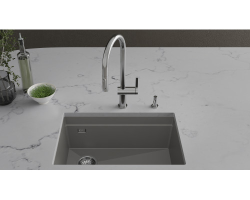 Кухонная мойка Rivelato LINO 654-L — Серый 803