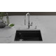 Кухонная мойка Rivelato LINO 654-L — Черный 502
