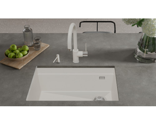 Кухонная мойка Rivelato LINO 654-R — Белый 101