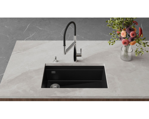 Кухонная мойка Rivelato LINO 754-L — Черный 502
