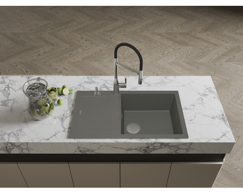 Кухонная мойка Rivelato LUMO 8650 — Титан 802
