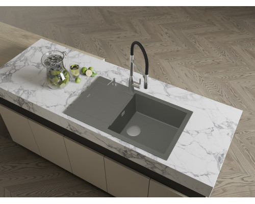 Кухонная мойка Rivelato LUMO 8650 — Титан 802