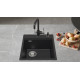 Кухонная мойка Rivelato TESORO 455-L — Антрацит 501