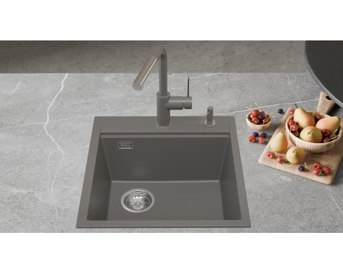 Кухонная мойка Rivelato TESORO 455-L — Серый 803