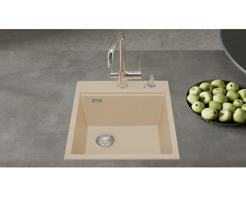 Кухонная мойка Rivelato TESORO 455-L — Темно-бежевый