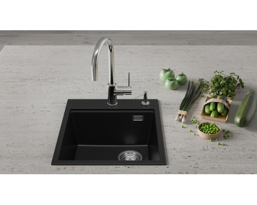 Кухонная мойка Rivelato TESORO 455-R — Черный 502