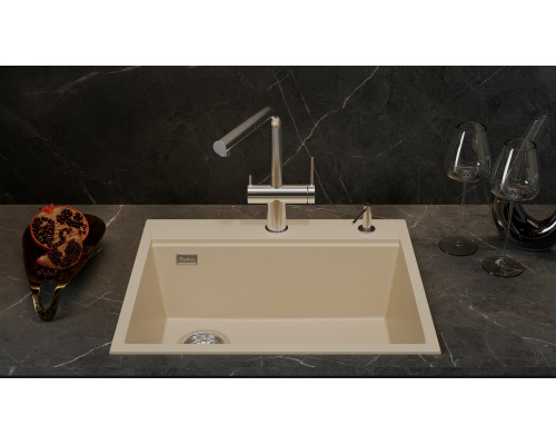 Кухонная мойка Rivelato TESORO 605-L — Темно-бежевый