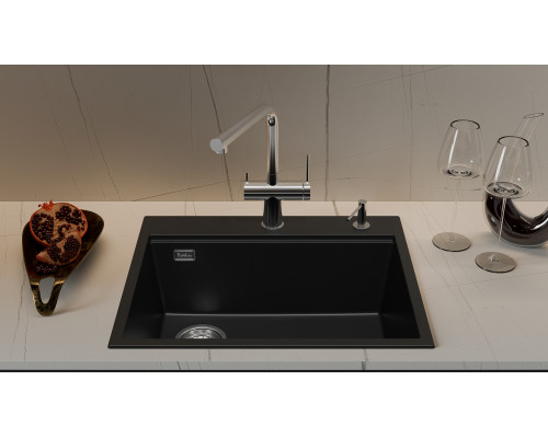 Кухонная мойка Rivelato TESORO 605-L — Черный 502
