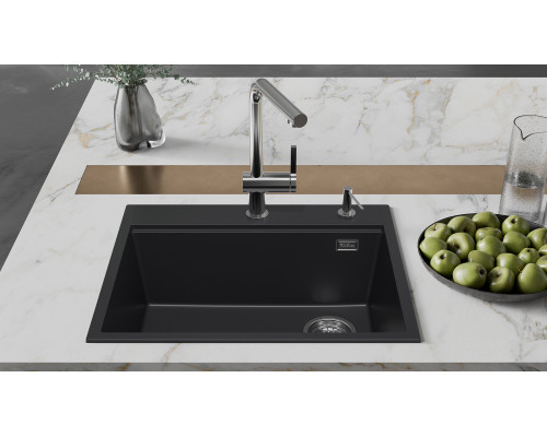 Кухонная мойка Rivelato TESORO 605-R — Антрацит 501