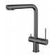 Смеситель для кухни Rivelato LUGANO — PVD черный