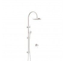 Душевая система со скрытым подключением воды G1/2 + смеситель для душа встраиваемый, Feramolli Sole SCN8, никель