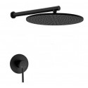 Комплект для душа Feramolli Ele BL 702-12 (30см.), черный