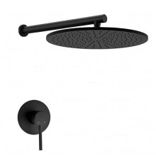 Комплект для душа Feramolli Ele BL 702-12 (30см.), черный
