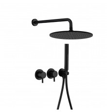 Душевой комплект Feramolli Ele BL744-12 (30см.), черный