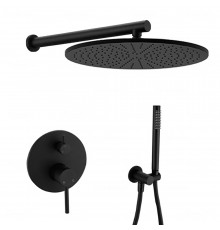 Душевой комплект Feramolli Ele BL703-12 (30см.), черный
