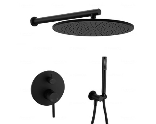 Душевой комплект Feramolli Ele BL703-12 (30см.), черный