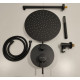 Душевой комплект Feramolli Ele BL703-12 (30см.), черный