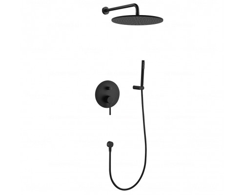 Душевой комплект Feramolli Ele BL701-12 (30см.), черный
