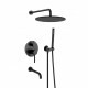 Душевой комплект Feramolli Ele 3in1 BL707-12 (30см.), черный