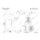 Душевой комплект Feramolli Ele 3in1 BL707-12 (30см.), черный