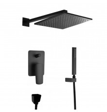 Душевой комплект Feramolli Pura BL709-12 (30см.), черный