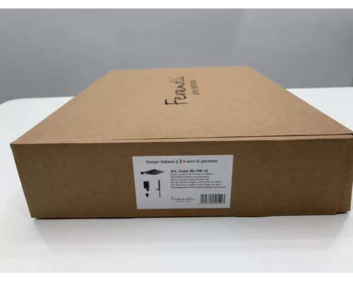 Душевой комплект Feramolli Pura BL709-12 (30см.), черный