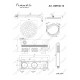 Комплект для душа Feramolli Amos GM738-12 (30см.), графит