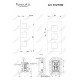 Термостатический смеситель скрытого монтажа на 3 потока Feramolli Termostato BL612T3W, черный