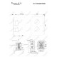 Термостатический смеситель скрытого монтажа на 3 потока Feramolli Termostato BL608T3W, черный