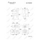Смеситель однорычажный скрытого монтажа ванна/душ Feramolli Cubo BL633, черный