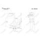 Смеситель для раковины Feramolli Ele BL603, черный