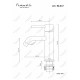 Смеситель для раковины Feramolli Ele BL647, черный
