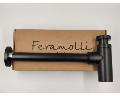 Сифон для раковины Feramolli Ele BL087, черный