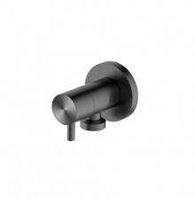 Угловой кран для подключения приборов Г+Х - G1/2, Feramolli Sole S052GB, графит