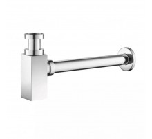 Квадратный сифон для раковины Feramolli Cubo CL089, хром
