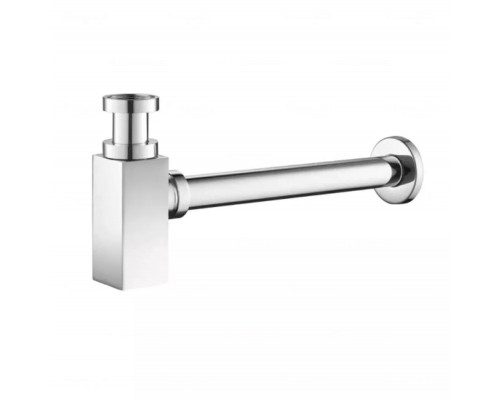 Квадратный сифон для раковины Feramolli Cubo CL089, хром