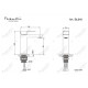 Смеситель для раковины Feramolli Cubo BL640, черный